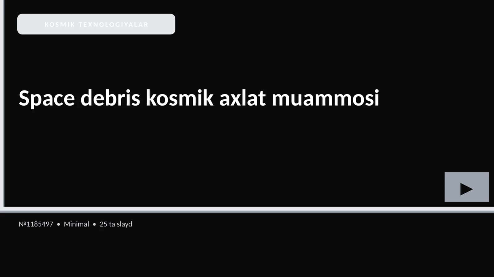 Kosmik Teknologiyalar