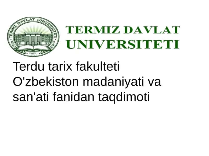 Farg'ona vodiysi san'at obidalari