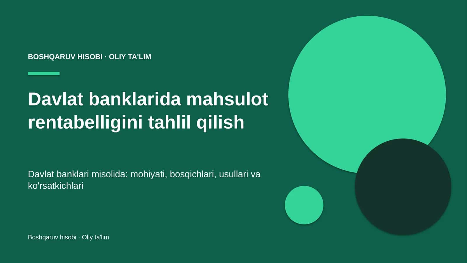 davlat banklarida mahsulot rentabelligini tahlil qilish 5942