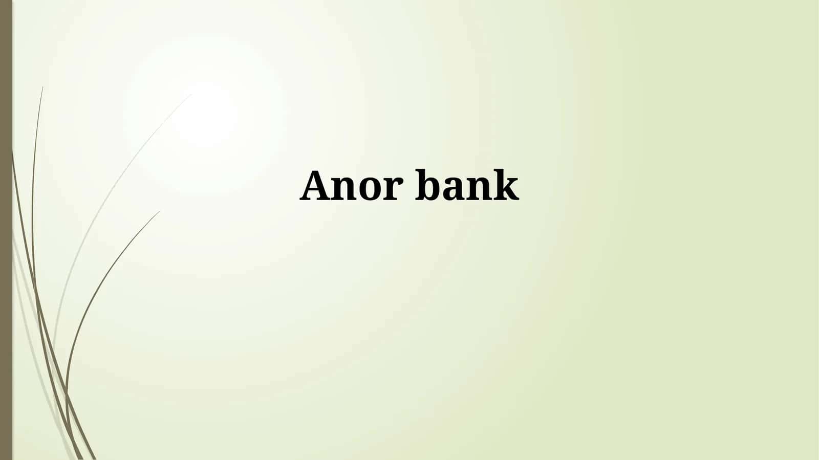 Anor bank