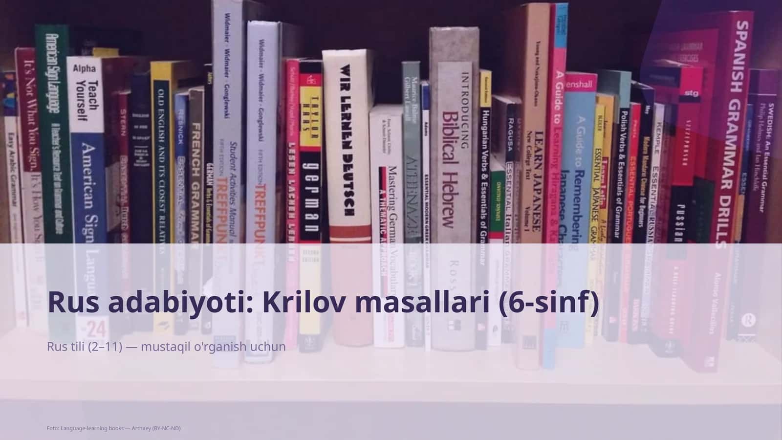Krilov masallari