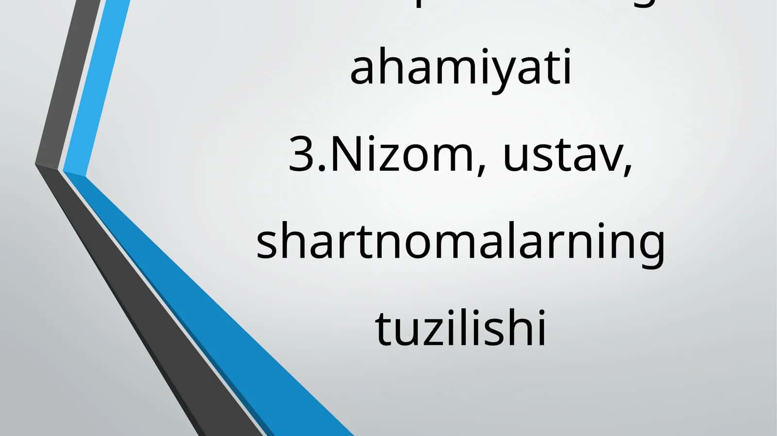 Guvohnoma va uning zaruriy qismlari