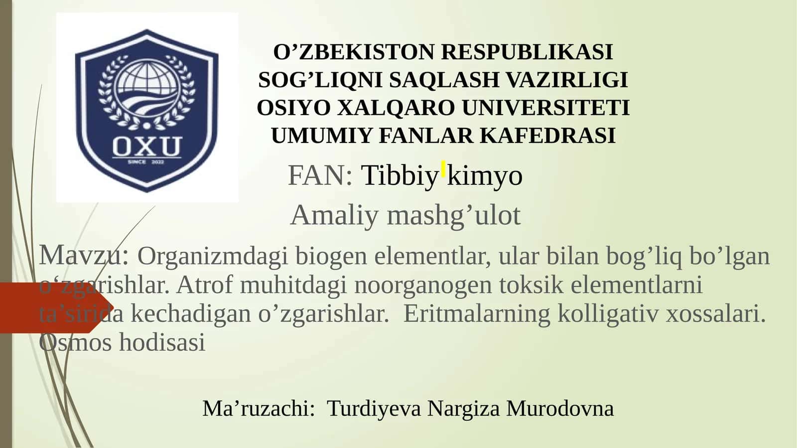 Organizmdagi Biogenelementlar