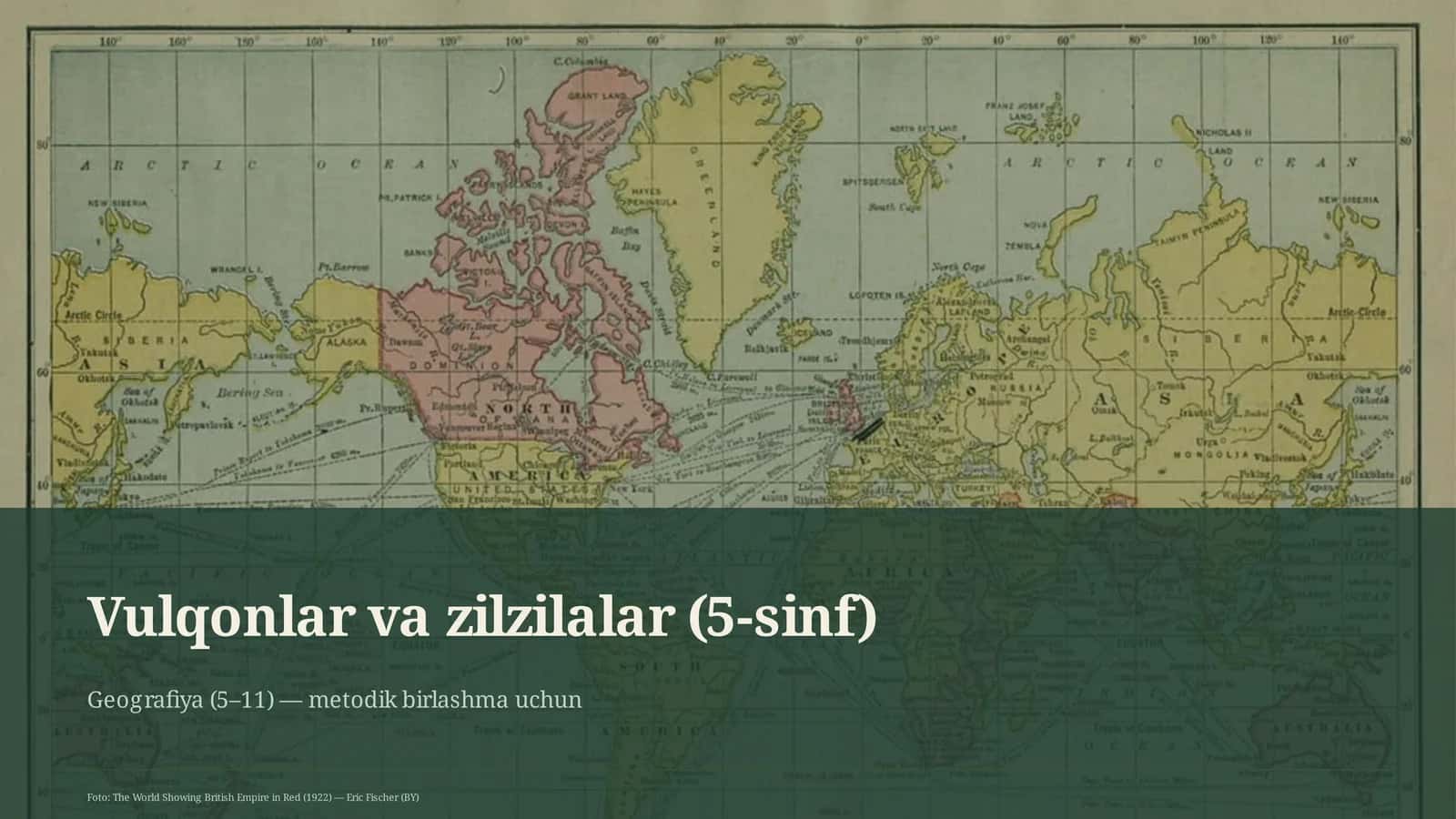 Vulqonlar va zilzilalar (5-sinf)