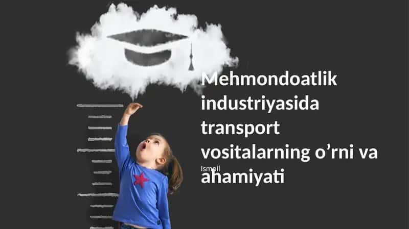 Mehmondoatlik industriyasida transport vositalarning o’rni va ahamiyati
