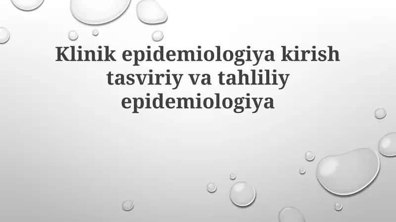 Klinikepidemiologiyakirishtasviriyvatahliliyepidemiologiya