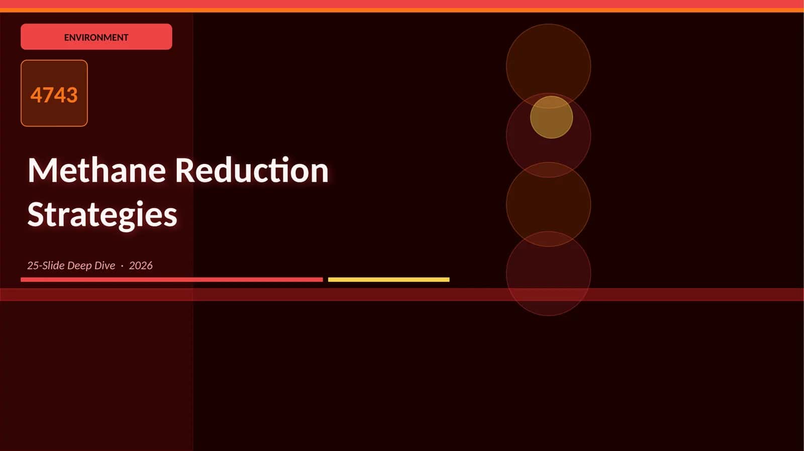 Methane Reduction Strategies