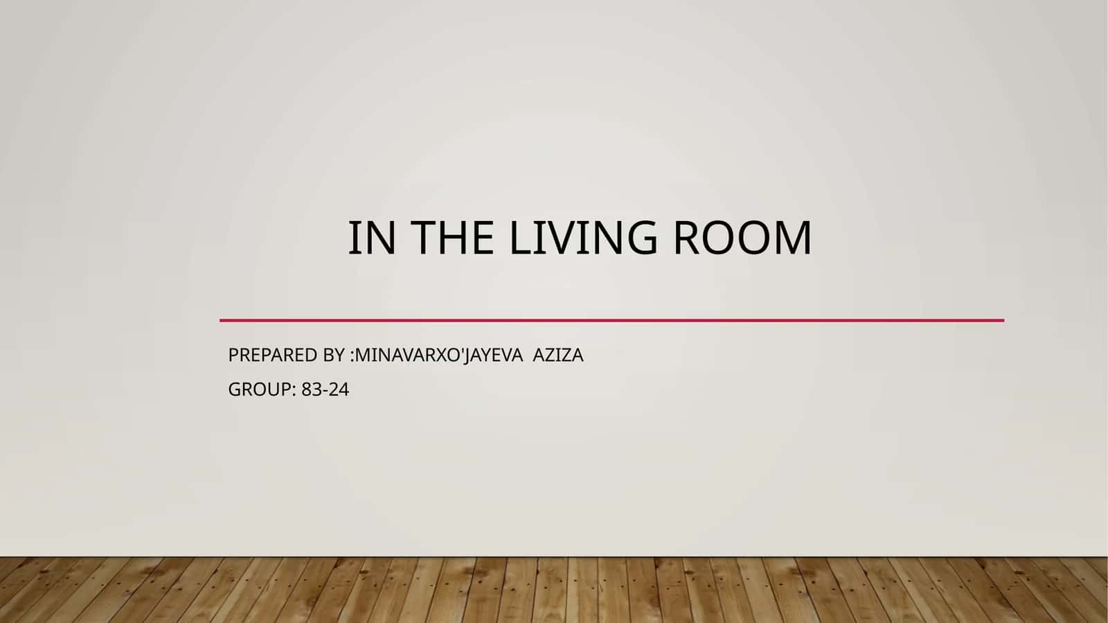 Collocation used for living room