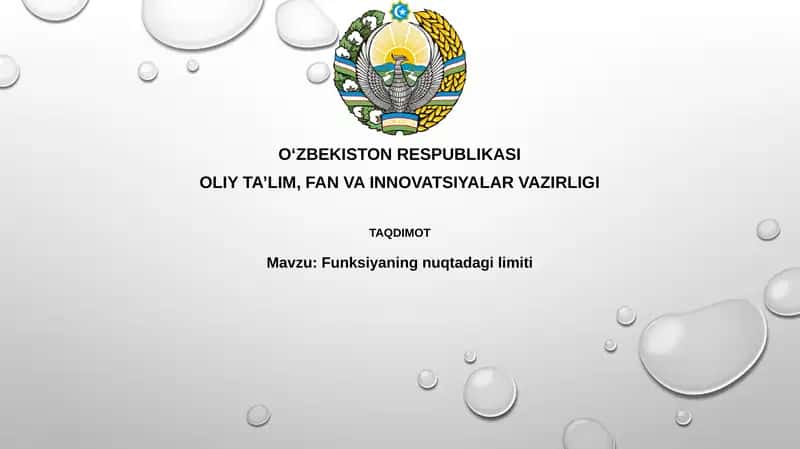 Funksiyaning nuqta dagi limiti