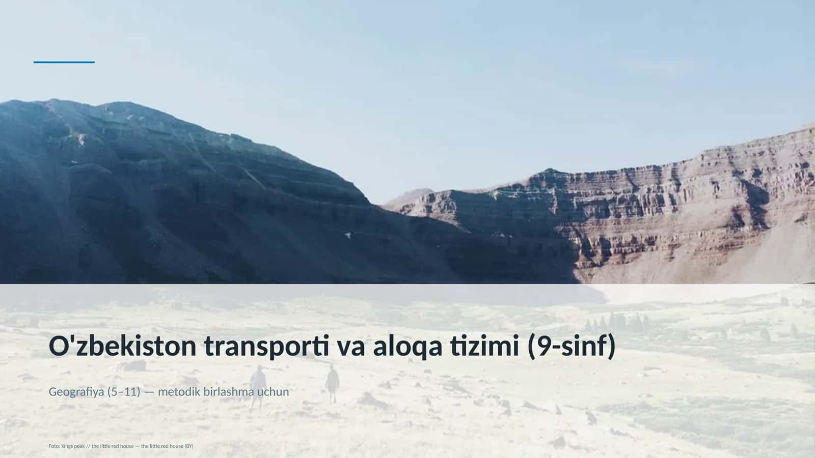 O'zbekiston transporti va aloqa tizimi (9-sinf)