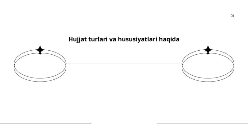 Hujjat turlari va hususiyatlari haqida