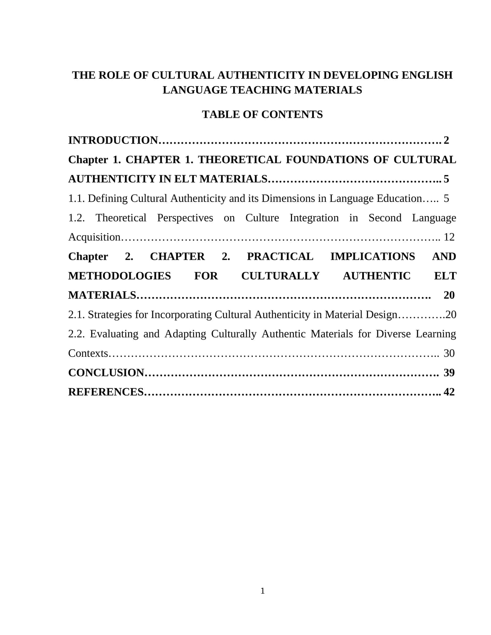 THE ROLE OF CULTURAL AUTHENTICITY IN DEVELOPING ENGLISH LANGUAGE TEACHING MATERIALS