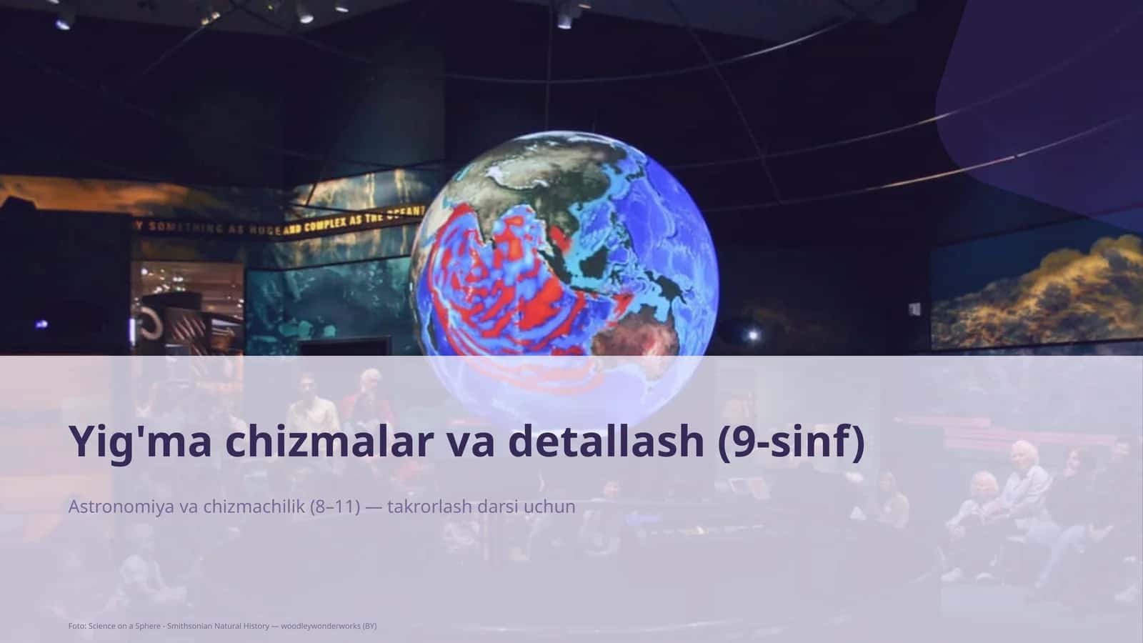 Yig'ma chizmalar va detallash (9-sinf)