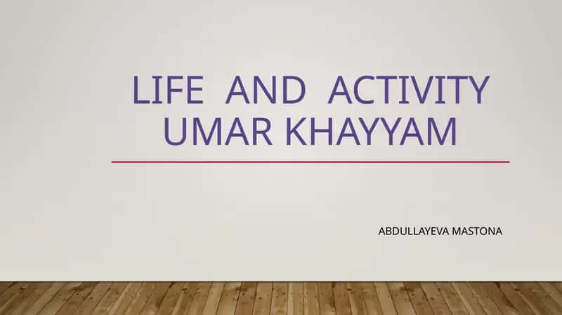 Omar Khayyam