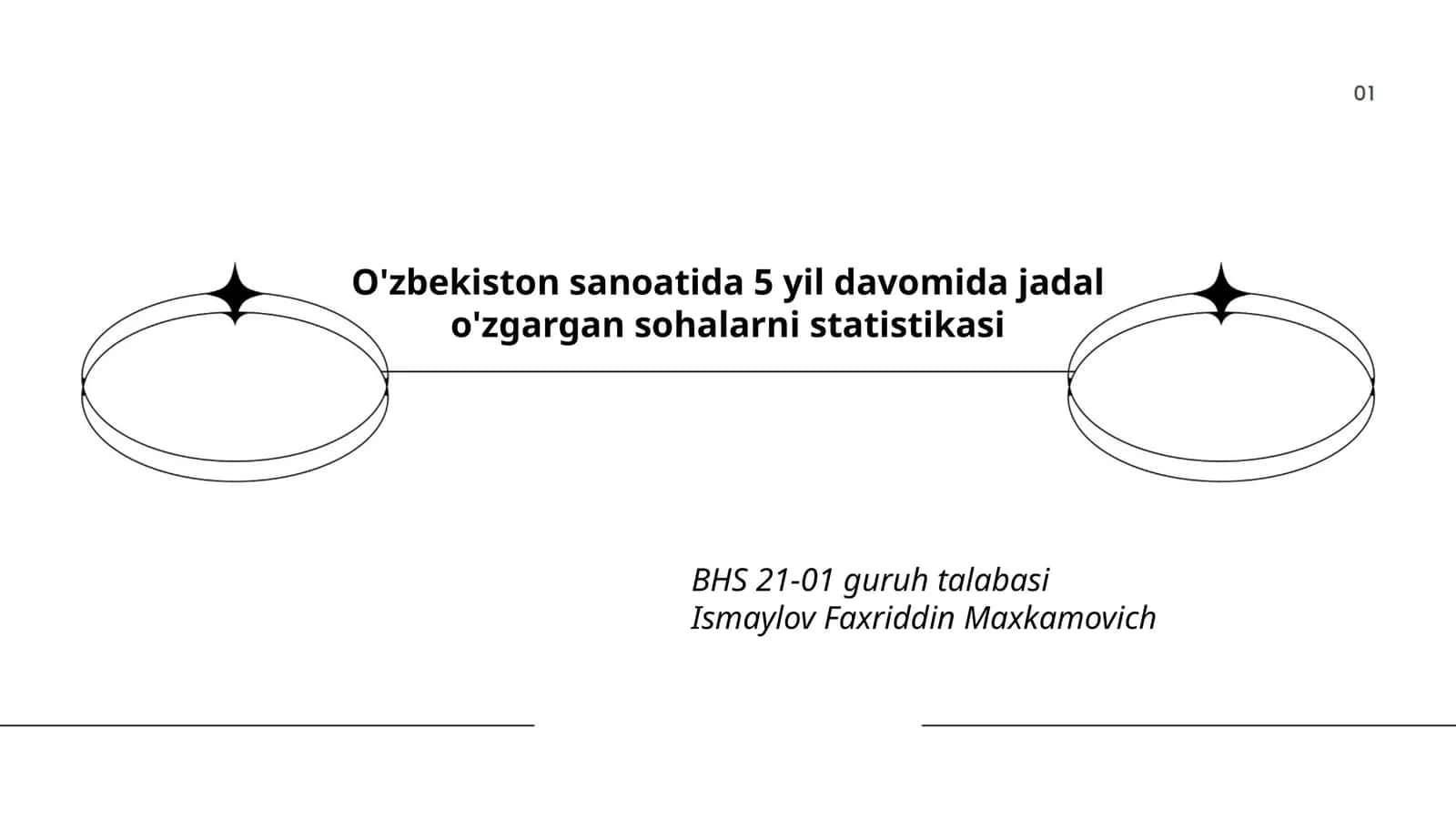 O'zbekiston sanoatida 5 yil davomida jadal o'zgargan sohalarni statistikasi 1