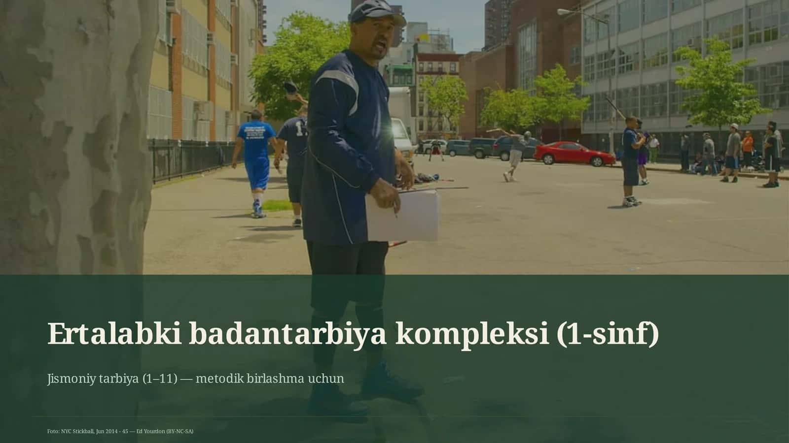 Ertalabki badantarbiya kompleksi (1-sinf)
