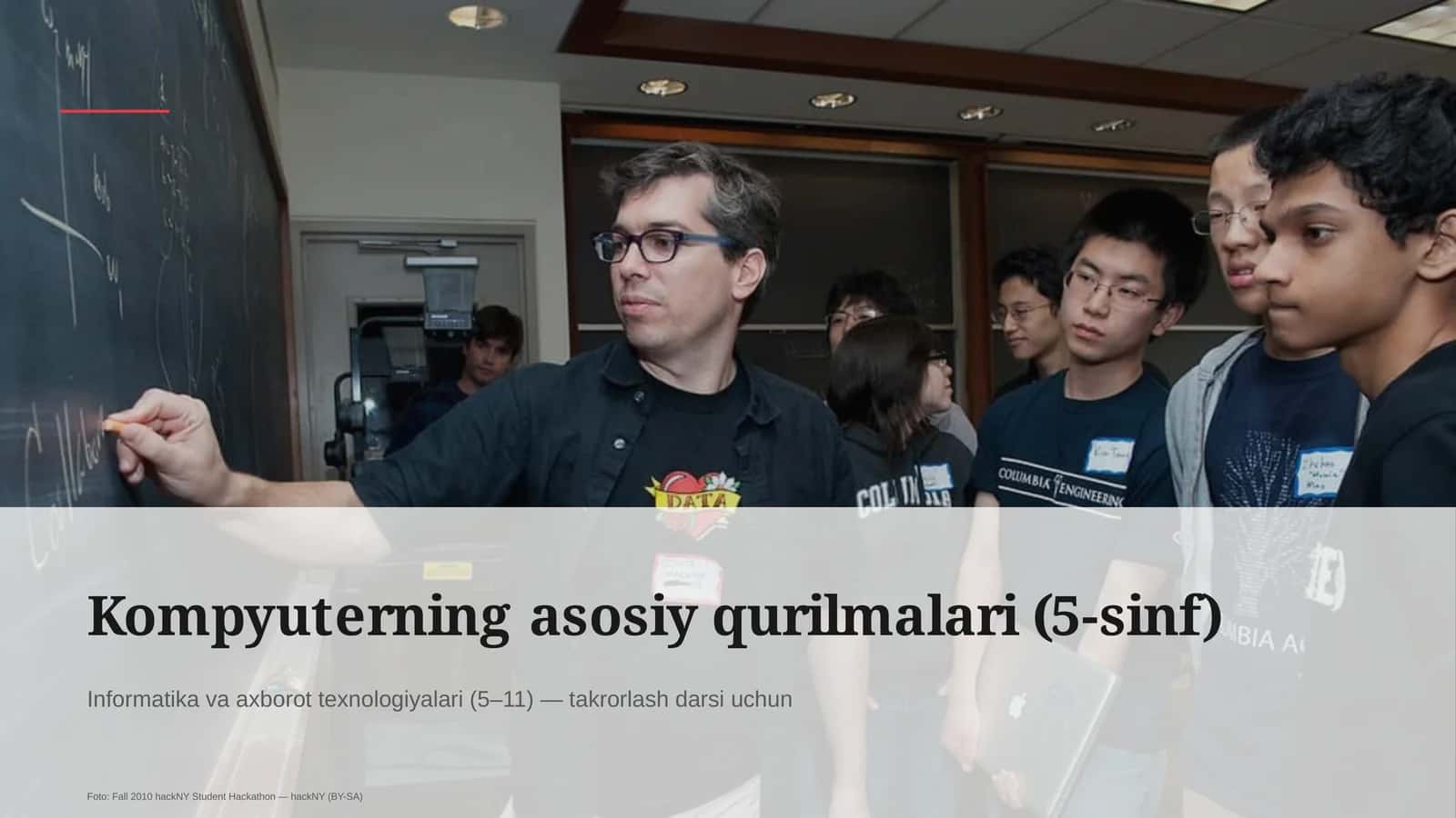 Kompyuterning asosiy qurilmalari (5-sinf)
