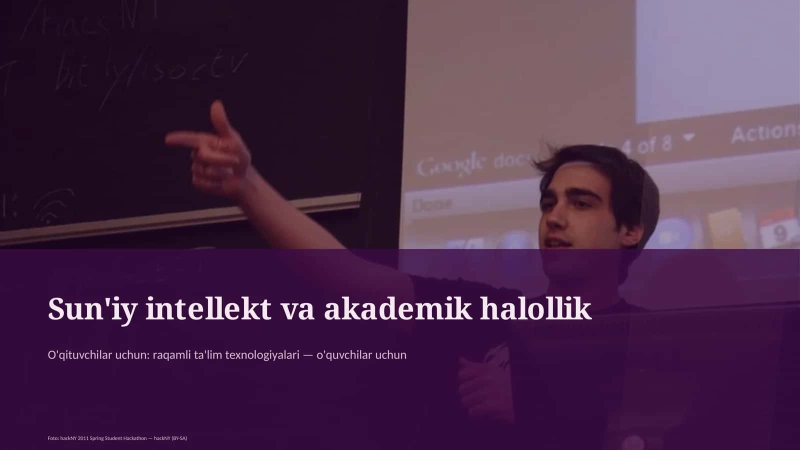 Sun'iy intellekt va akademik halollik