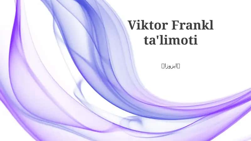 Viktor Frankl ta'limoti