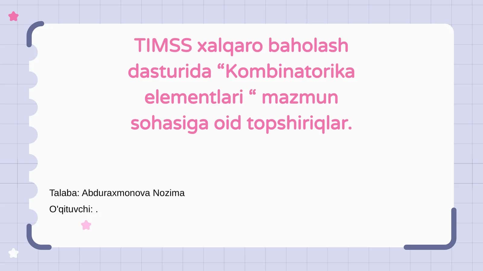 Kombinatorika elementlari