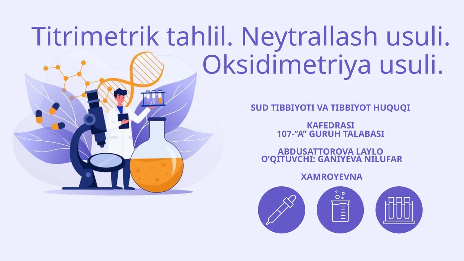 Titrimetrik analiz asoslari