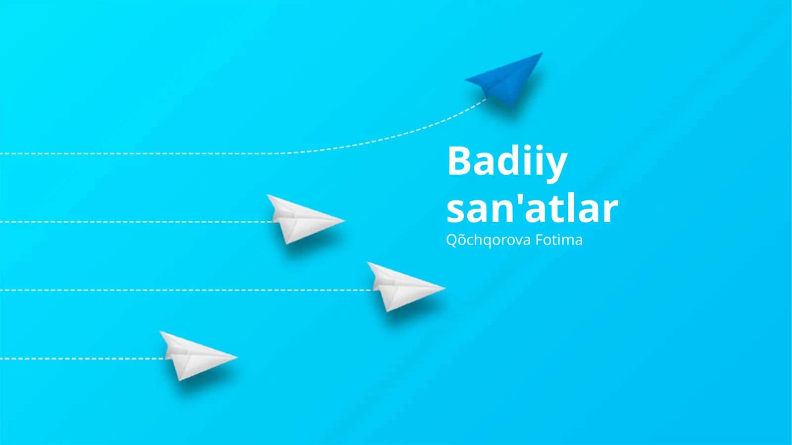 San'at tarixi va asosiy turlar