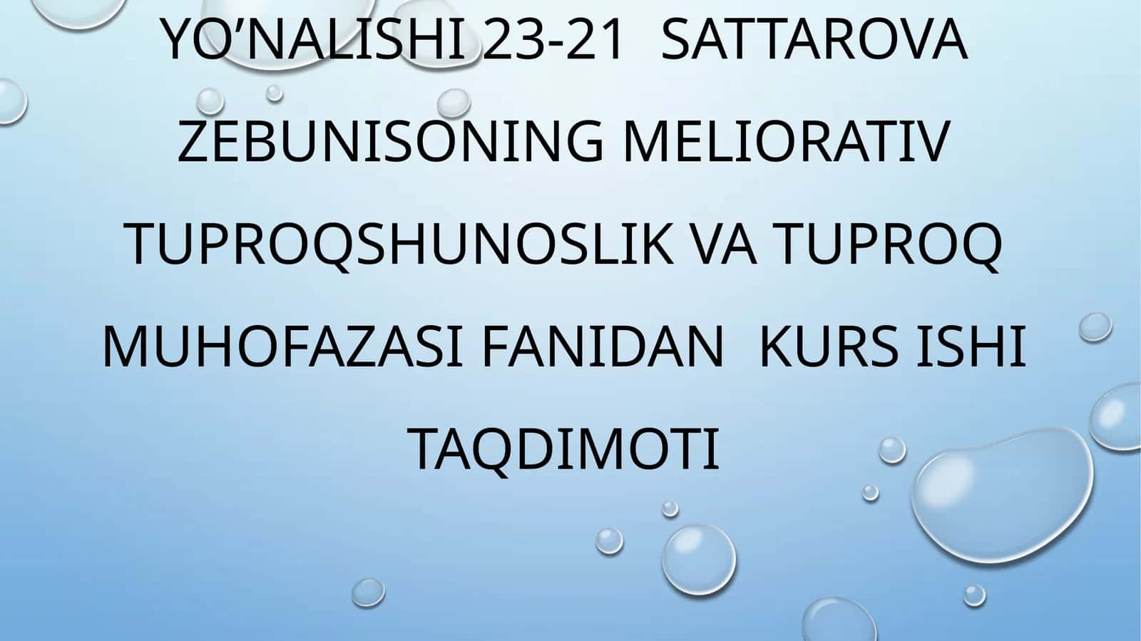 Agrokimyo va agrotuproqshunoslik