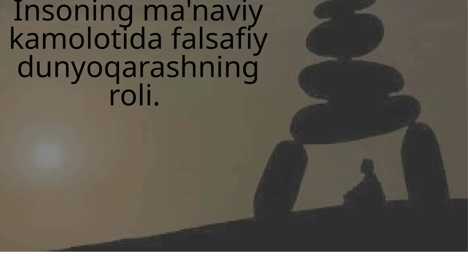 taqdimot falsafa