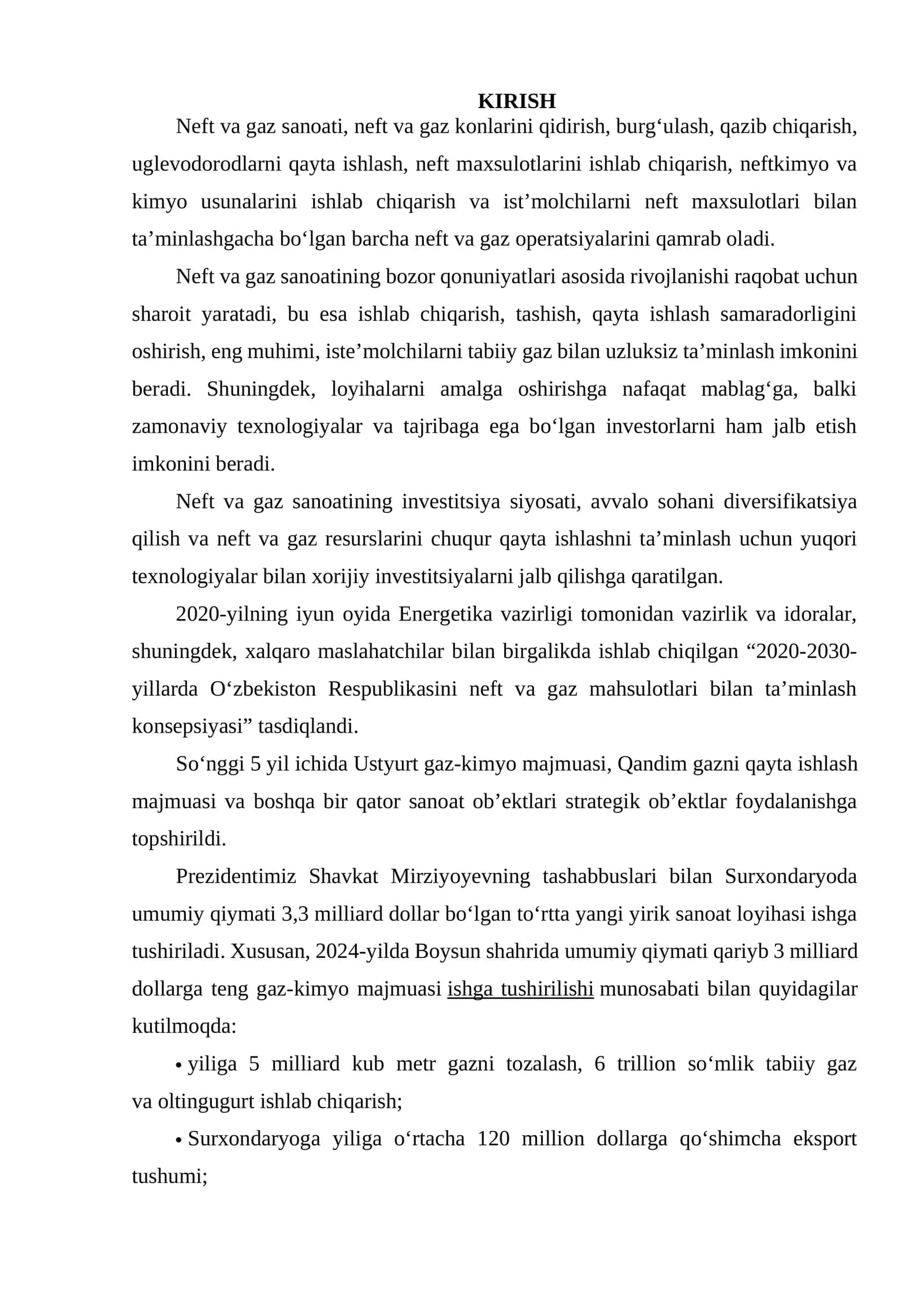 Neft va Gaz Sanoati