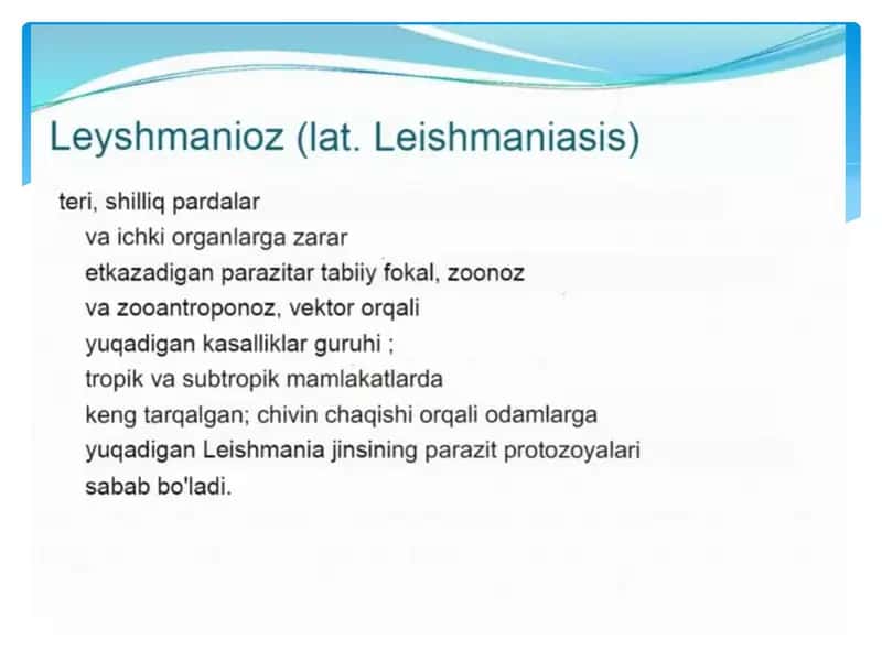 LEYISHMANIOZ