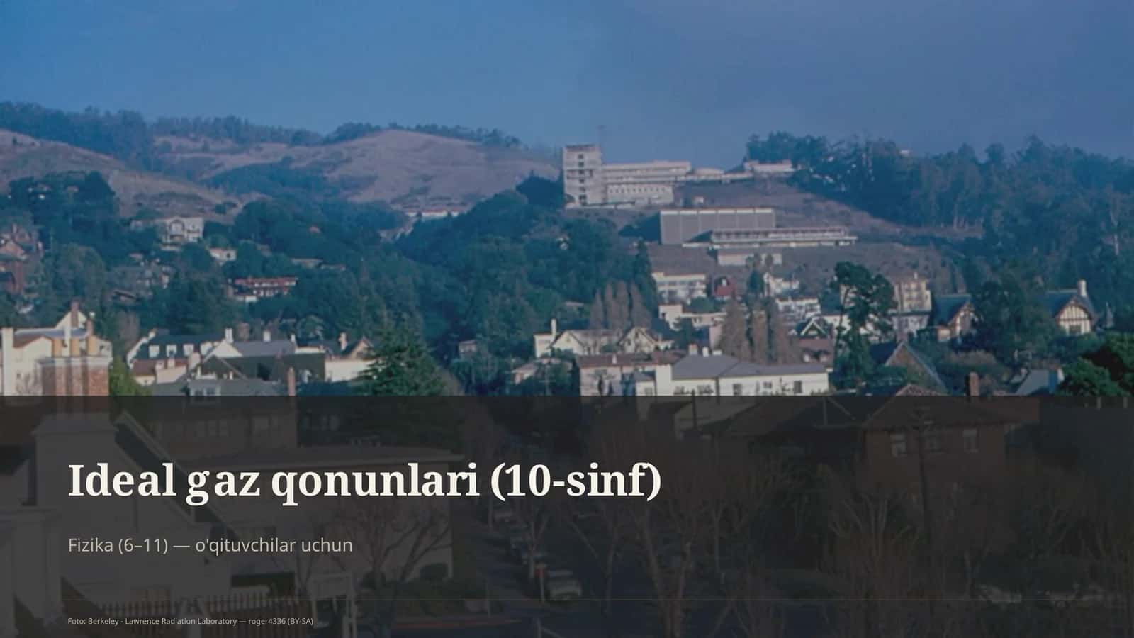 Ideal gaz qonunlari (10-sinf)