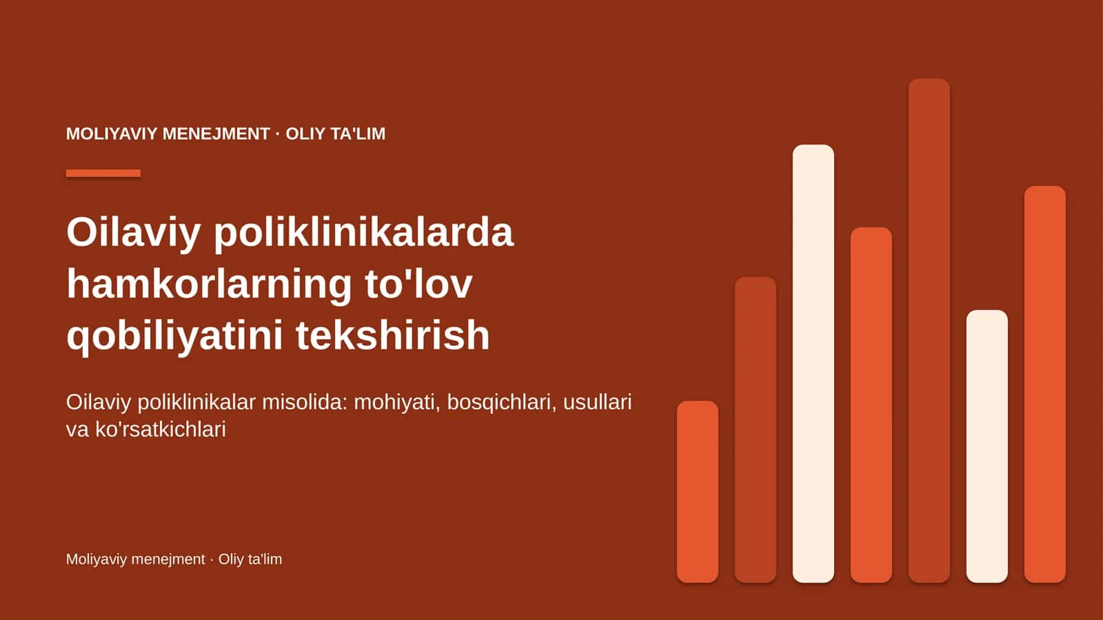 oilaviy poliklinikalarda hamkorlarning to'lov qobiliyatini tekshirish 5272