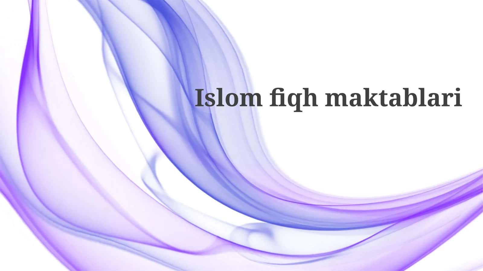 To'rt asosiy huquqshunoslik maktablari