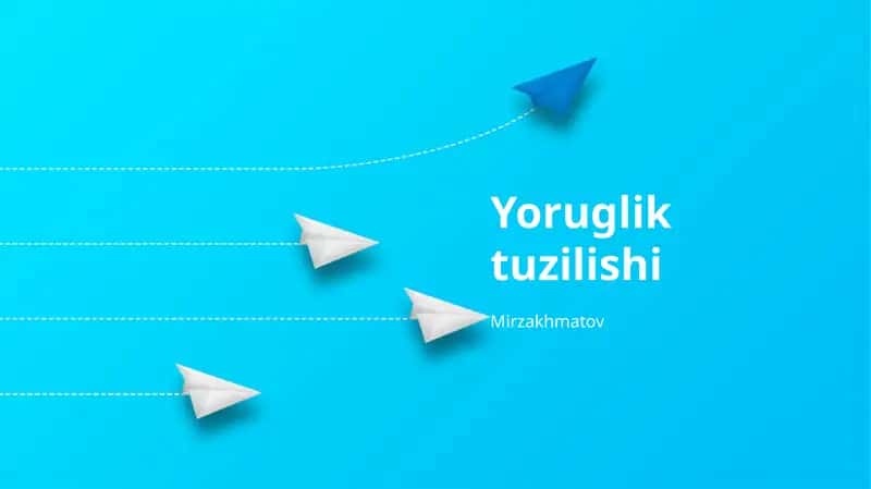 Yoruglik tuzilishi