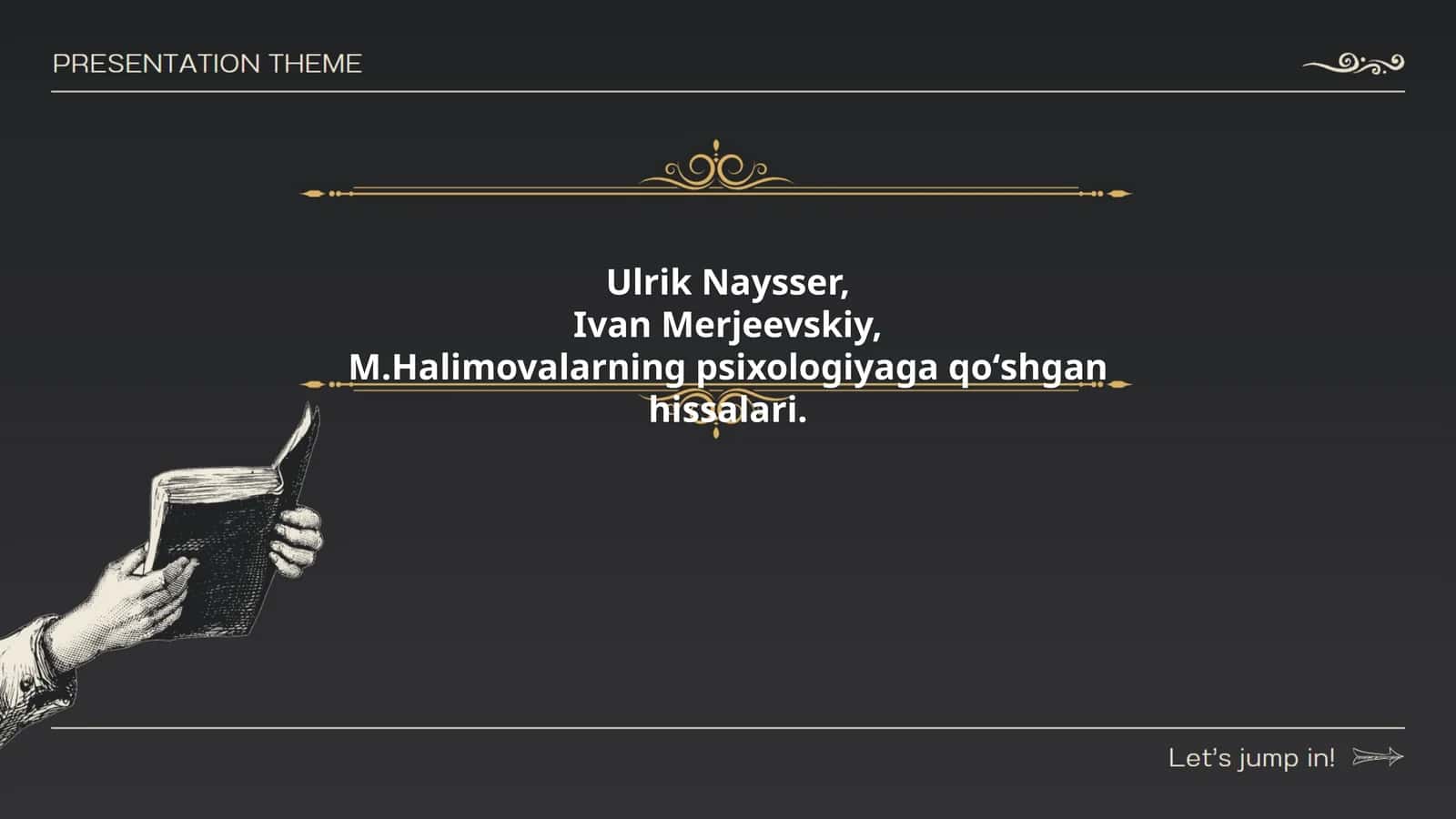 M.Halimovalarning psixologiyaga qoʻshgan hissalari