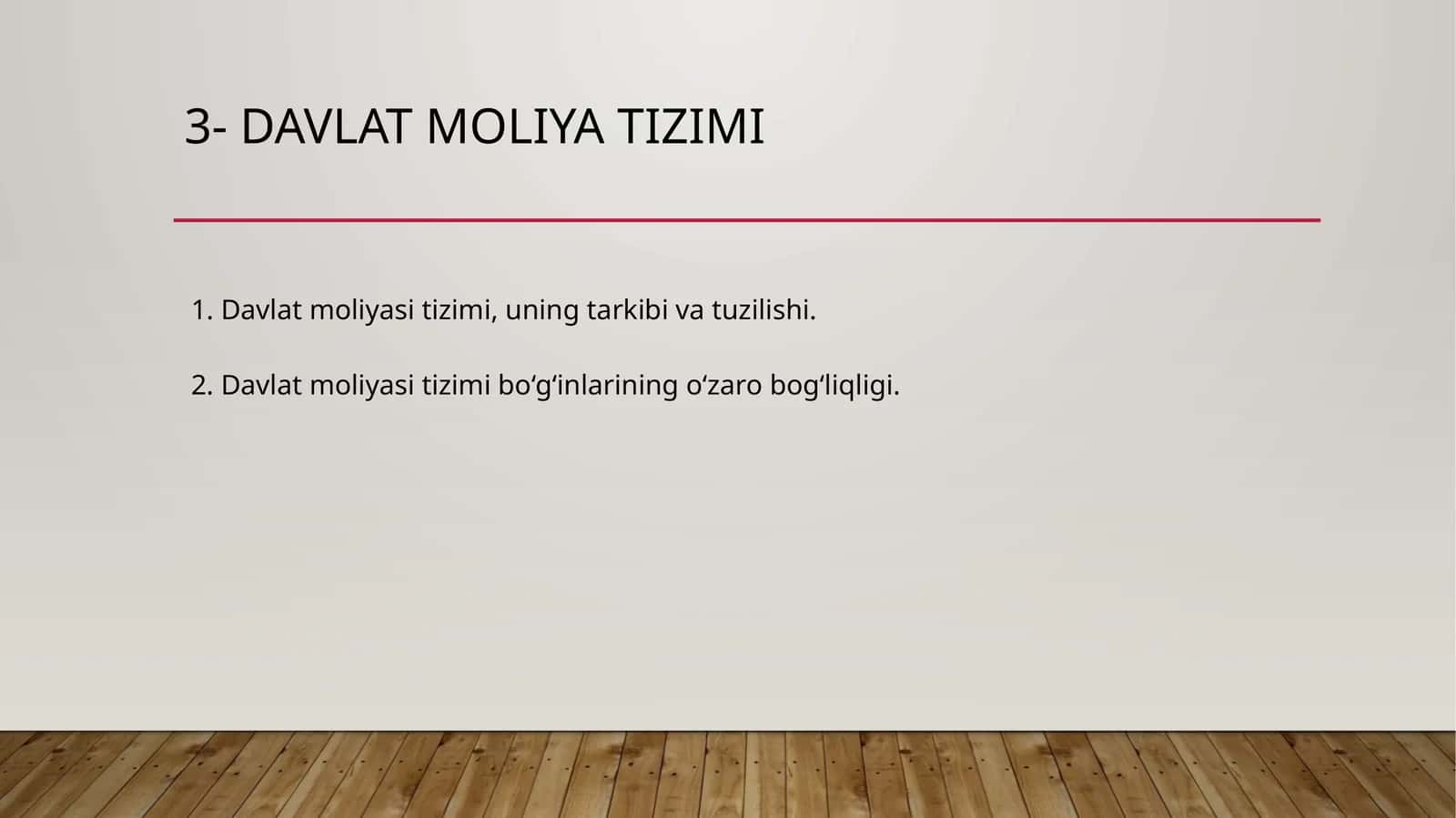 Davlat moliya tizimi