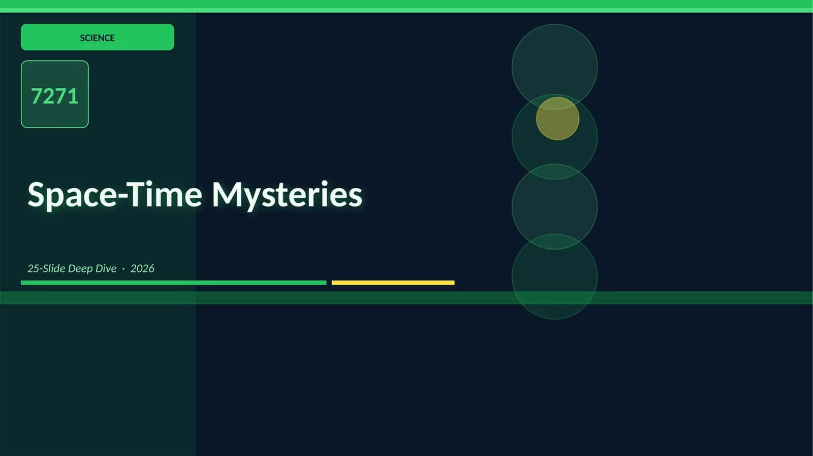 Space-Time Mysteries