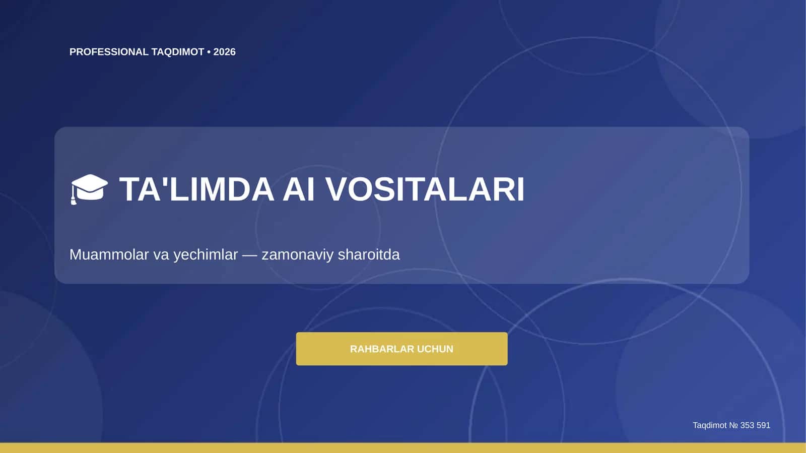 Ta'limda AI Vositalari: Muammolar va Yechimlar