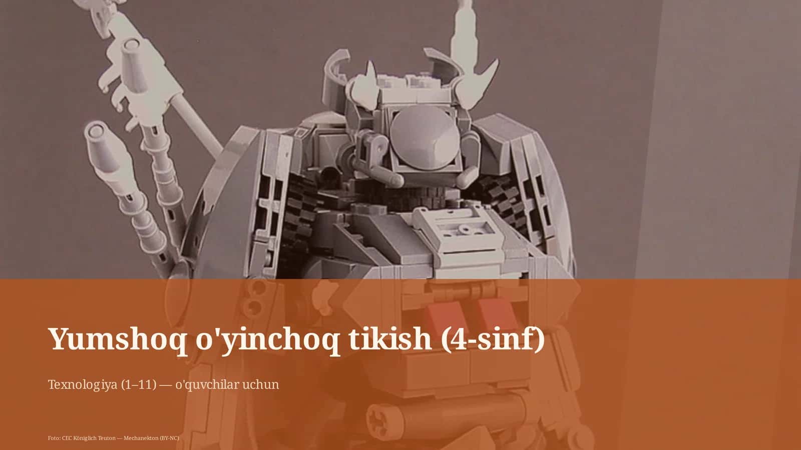 Yumshoq o'yinchoq tikish (4-sinf)