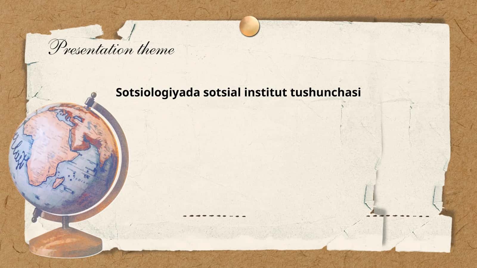 Sotsiologiyada sotsial institut tushunchasi