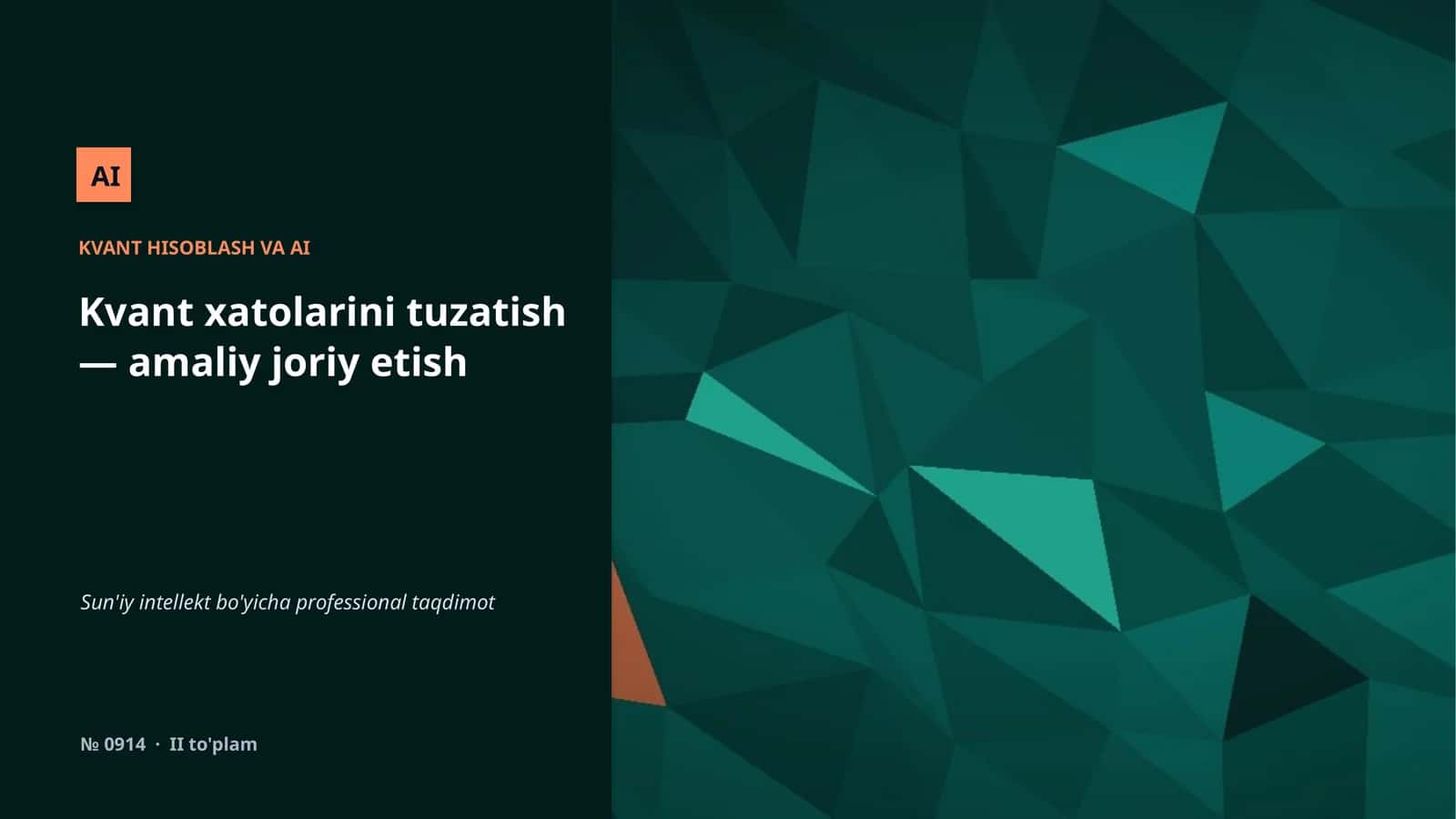 KVANT HISOBLASH VA AI