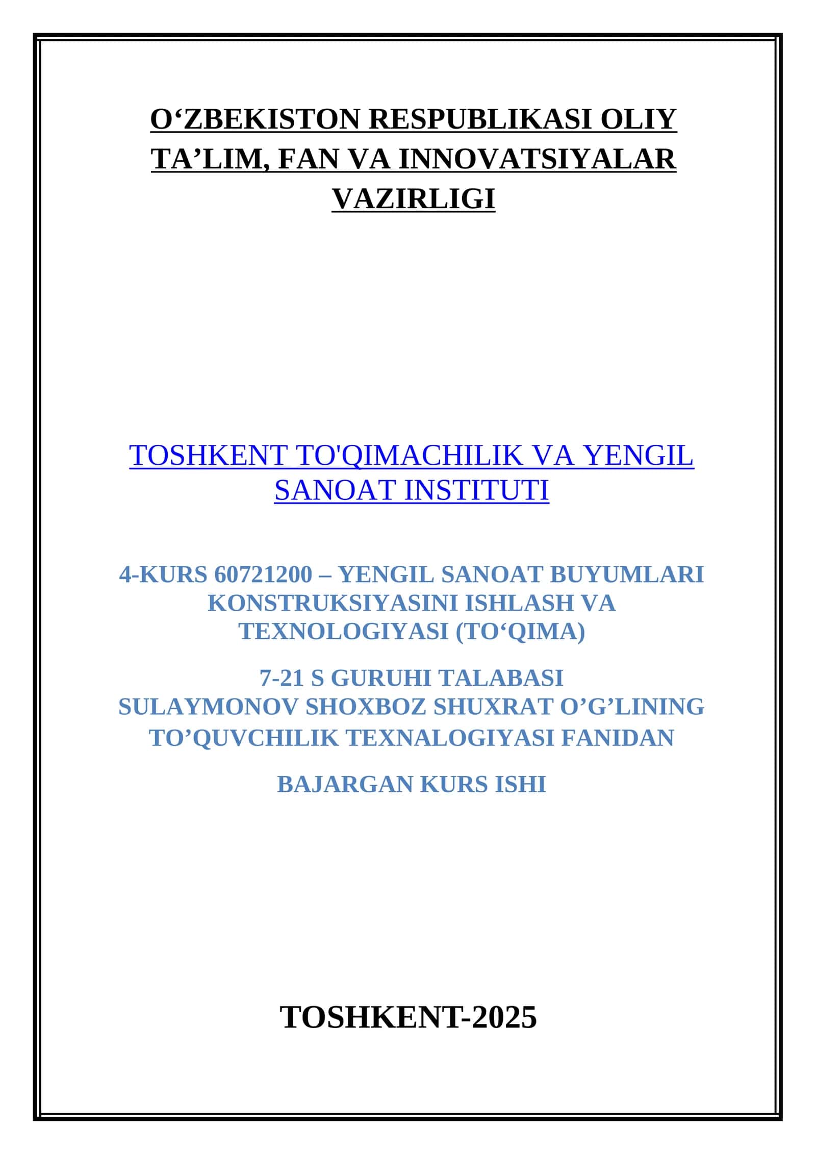 ZAMONAVIY IP O’TKAZISH VA ULASH MASHINALARI BO‘YICHA MA‘LUMOTLARNI JAMLASH VA ULARNING OMILLARINI O‘RGANISH