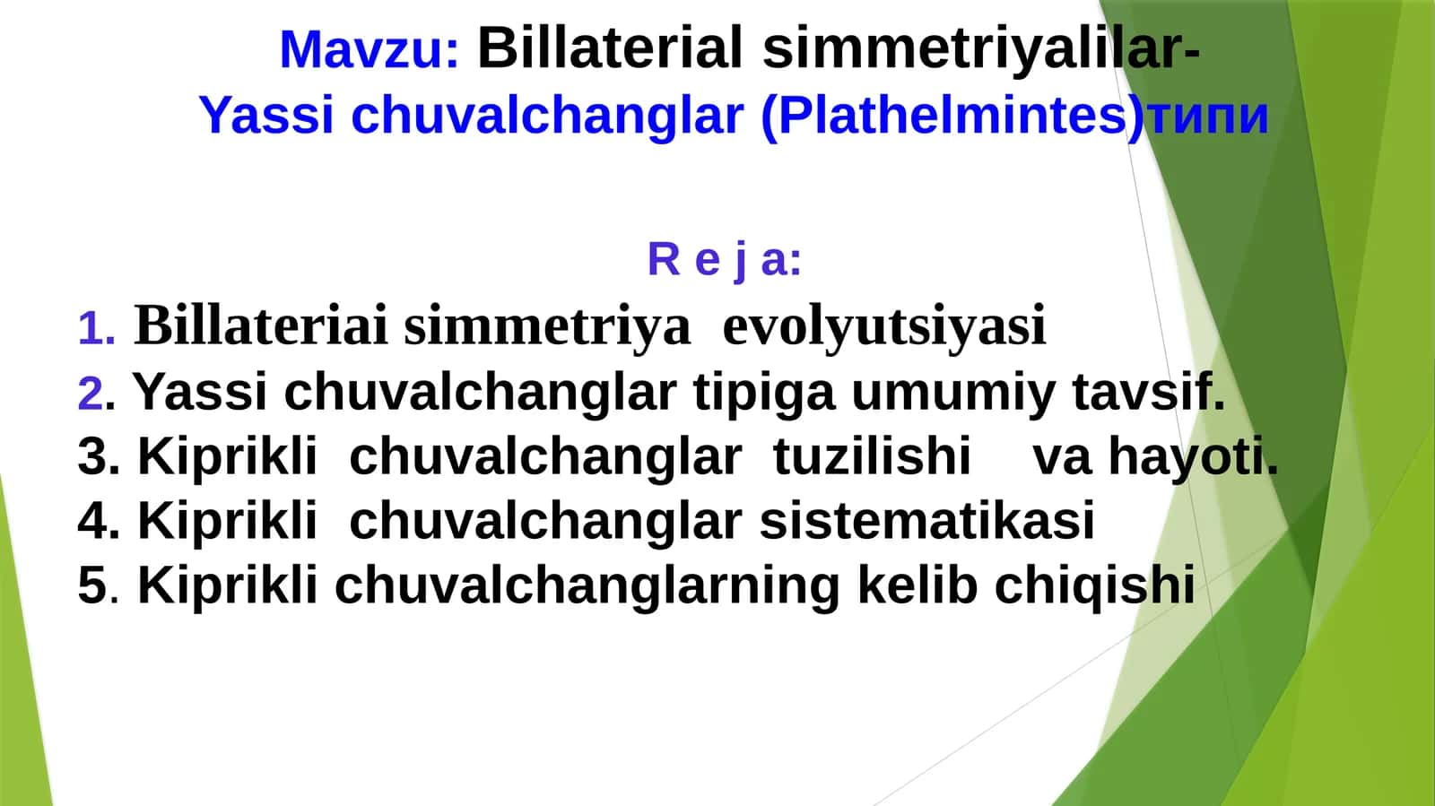 Billaterialsimmetriyalilar