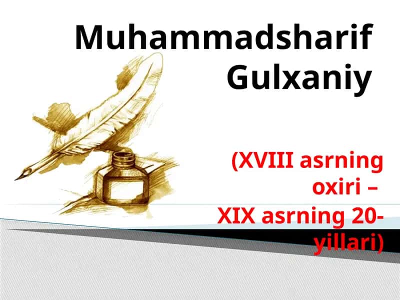 Muhammadsharif Gulxaniy