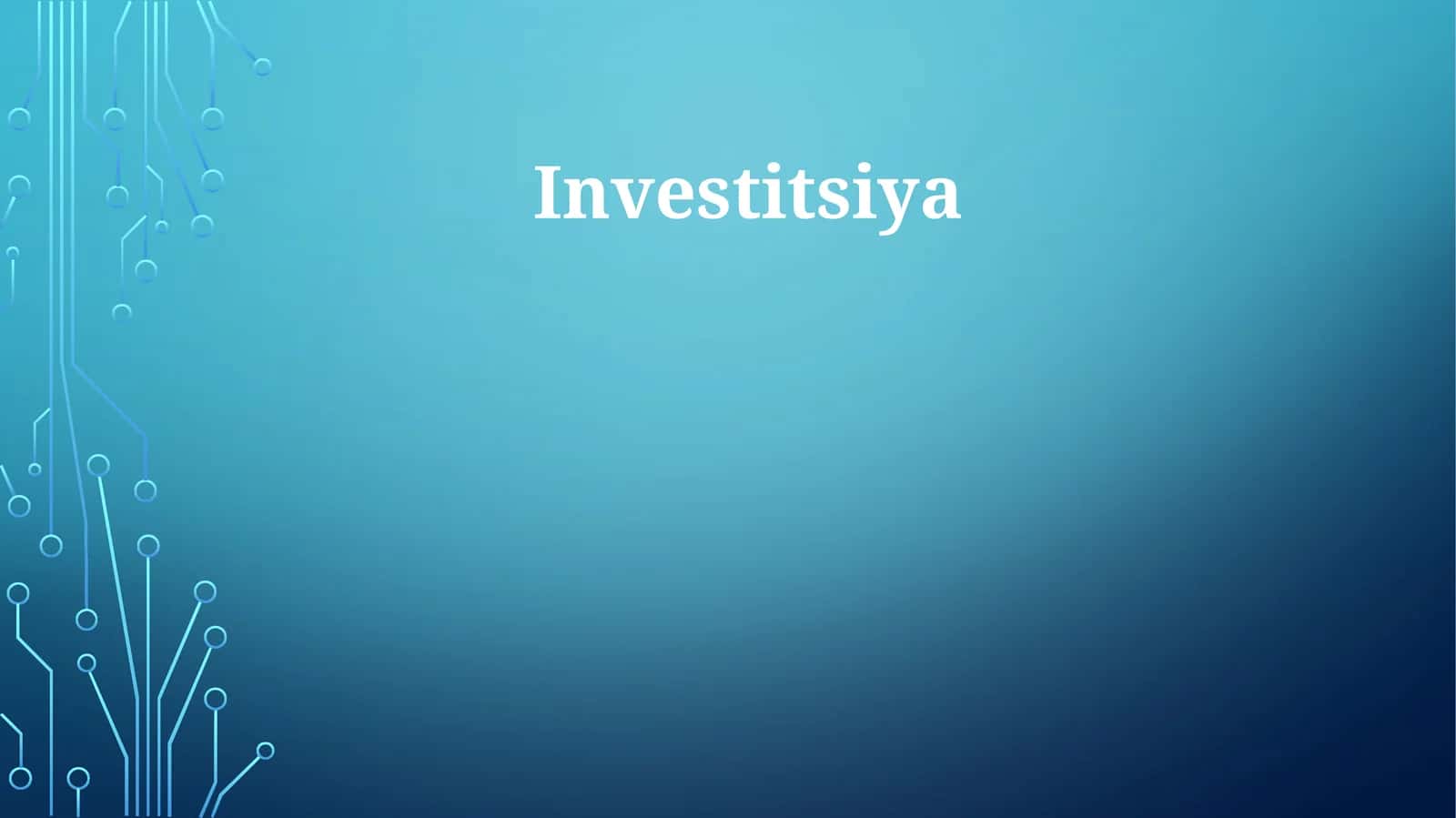 Investitsiya