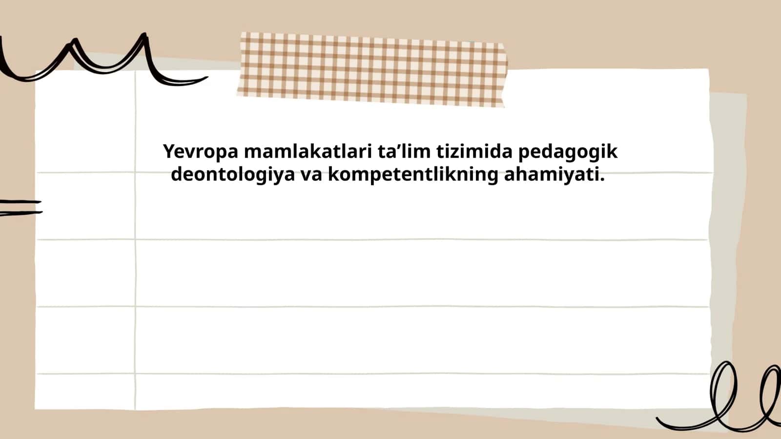 Yevropa mamlakatlari ta’lim tizimida pedagogik deontologiya va kompetentlikning ahamiyati