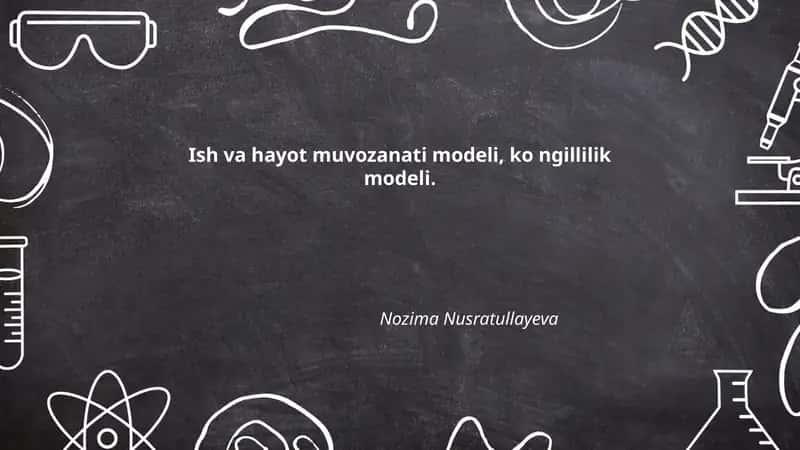 Ish va hayot muvozanati modeli, ko ngillilik modeli.