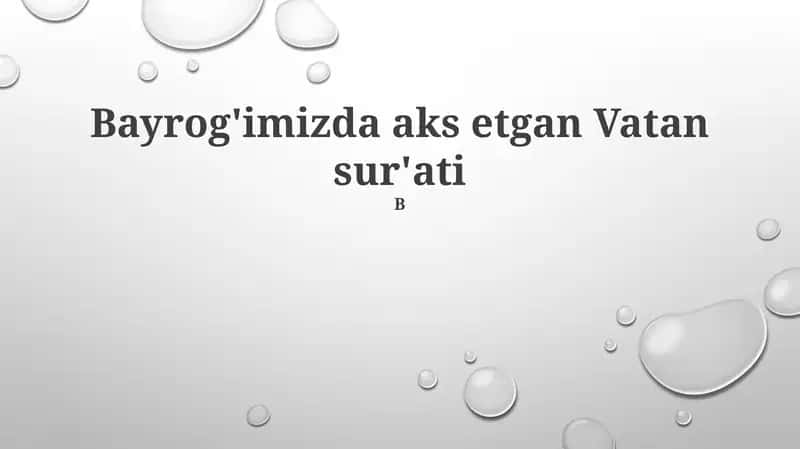 Bayrog'imizda aks etgan Vatan sur'ati