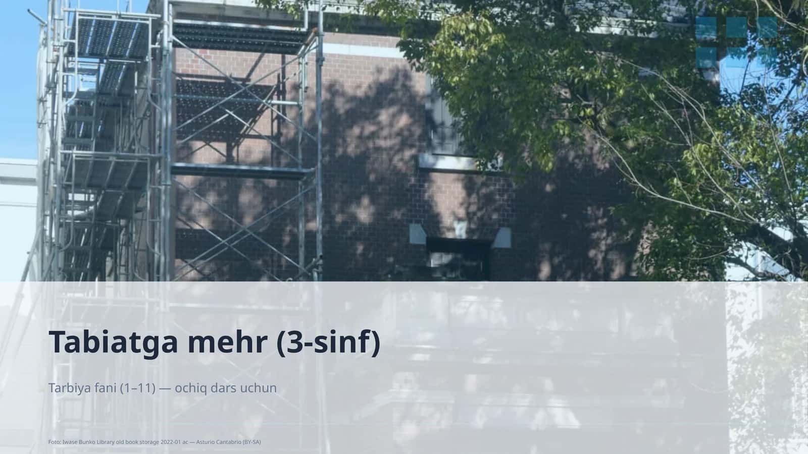 Tabiatga mehr (3-sinf)