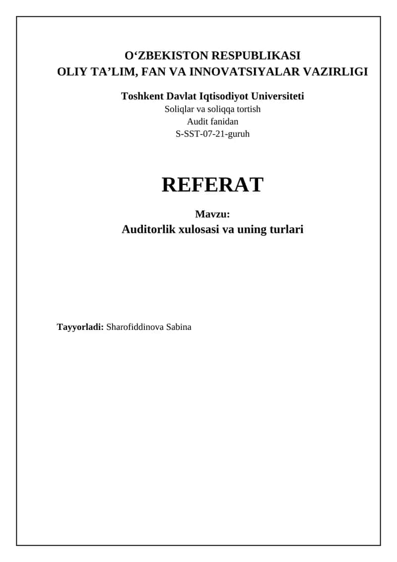 Audit fanidan